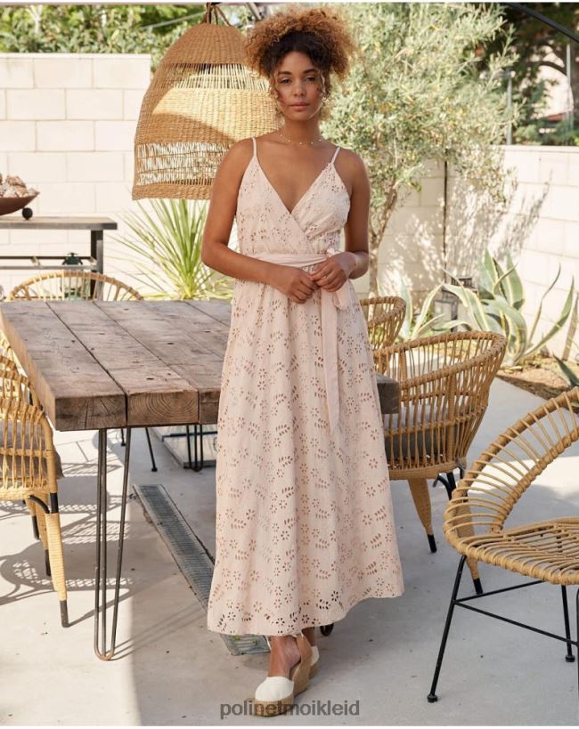 Polin et moi Fatima-Gürtelkleid HT8R17 Kleidung Beige