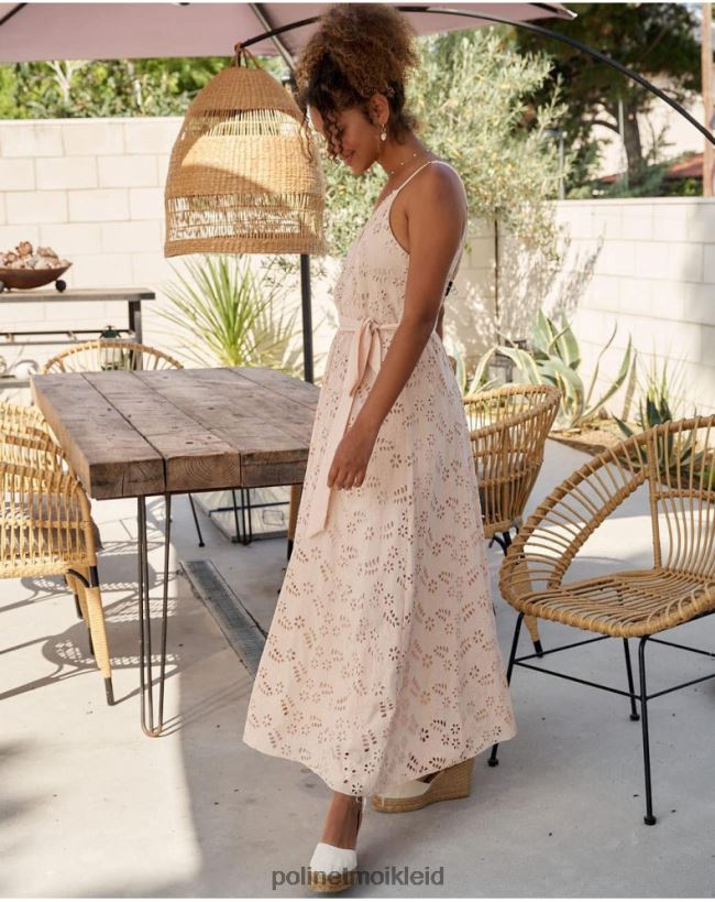 Polin et moi Fatima-Gürtelkleid HT8R17 Kleidung Beige