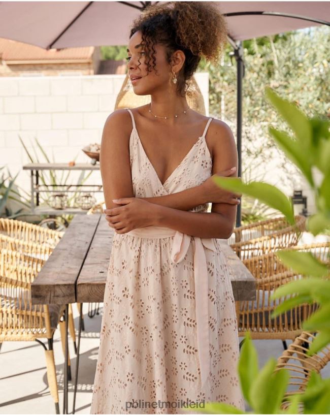 Polin et moi Fatima-Gürtelkleid HT8R17 Kleidung Beige