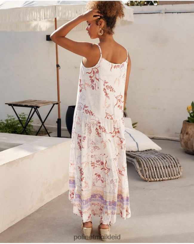 Polin et moi Helen trägerloses Kleid HT8R40 Kleidung lila