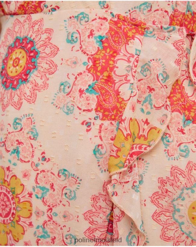 Polin et moi Helga kurzes Kleid HT8R140 Kleidung Lachs