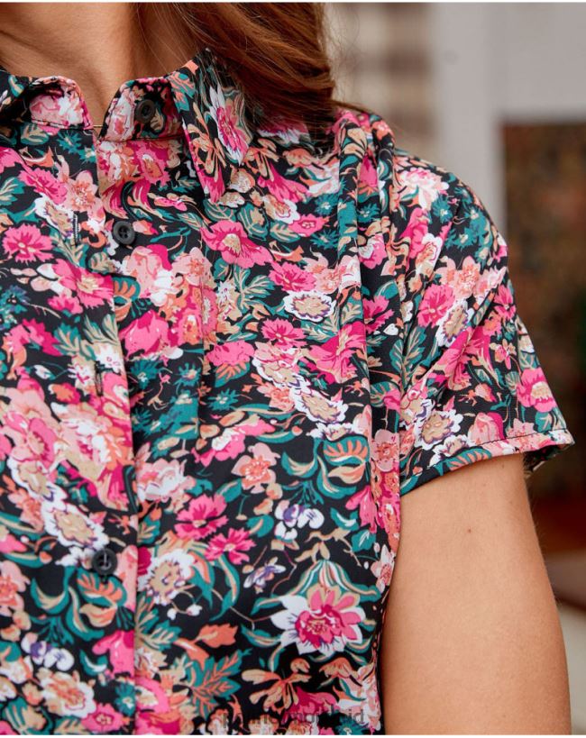 Polin et moi Hemdkleid Rebeca HT8R143 Kleidung Schwarz