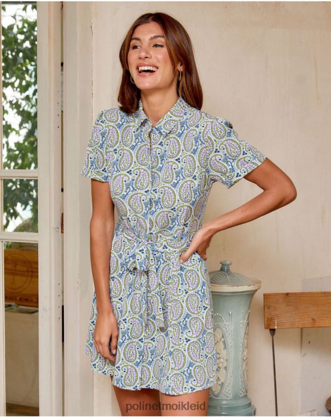 Polin et moi Kleid Amöben London HT8R138 Kleidung himmlisch