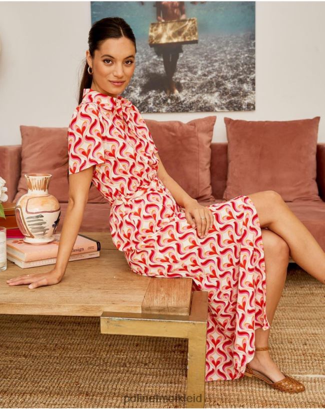 Polin et moi Kleid Camisero Aina HT8R97 Kleidung Rose