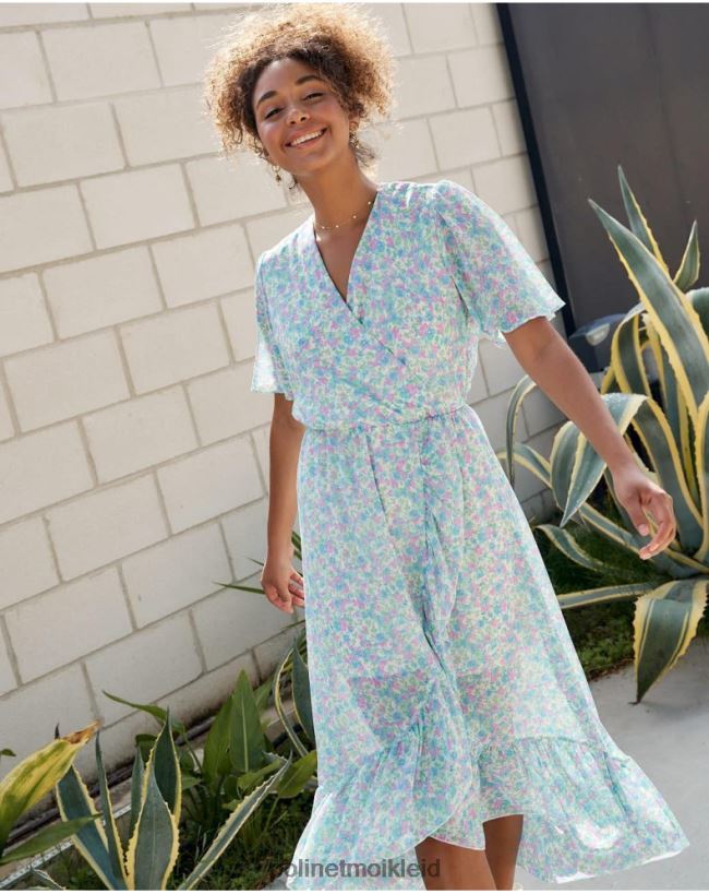 Polin et moi Kleid Crossover Ainhoa HT8R14 Kleidung Denim