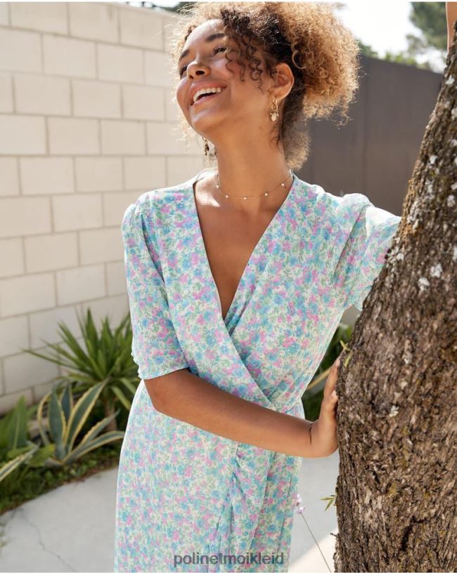 Polin et moi Kleid Crossover Ainhoa HT8R14 Kleidung Denim