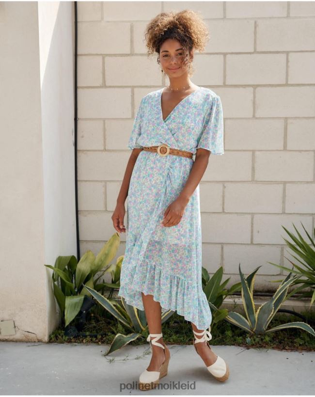 Polin et moi Kleid Crossover Ainhoa HT8R14 Kleidung Denim