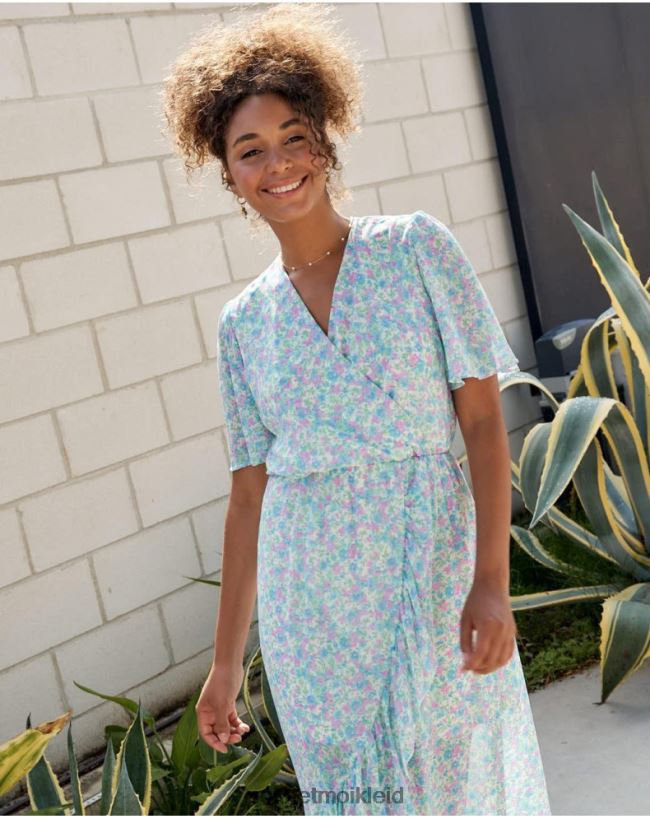 Polin et moi Kleid Crossover Ainhoa HT8R14 Kleidung Denim