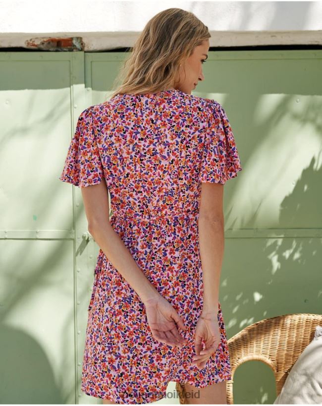 Polin et moi Kleid Crossover Carma HT8R107 Kleidung lila