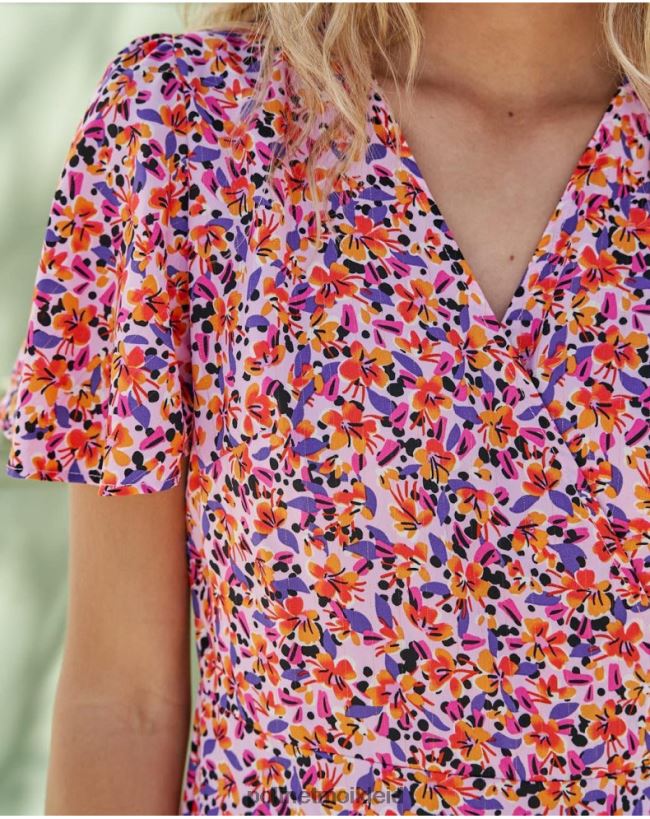 Polin et moi Kleid Crossover Carma HT8R107 Kleidung lila