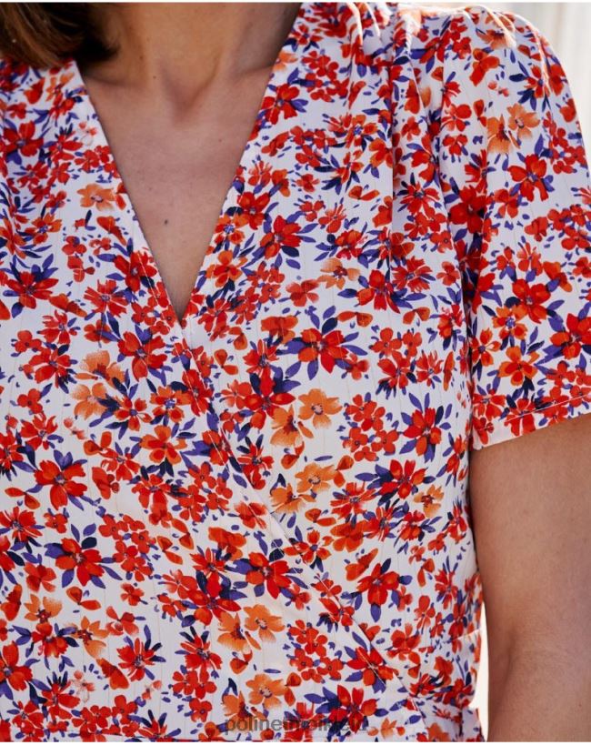 Polin et moi Kleid Crossover Dina HT8R57 Kleidung Mango