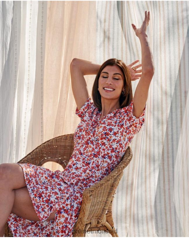 Polin et moi Kleid Crossover Dina HT8R57 Kleidung Mango