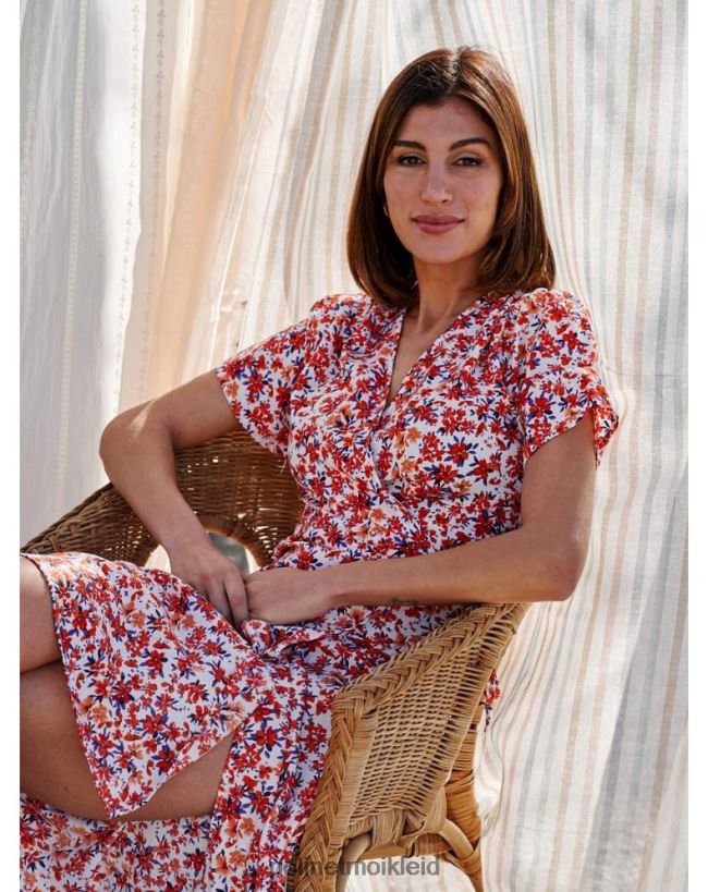 Polin et moi Kleid Crossover Dina HT8R57 Kleidung Mango