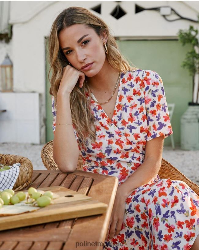 Polin et moi Kleid Crossover Gracia HT8R92 Kleidung roh