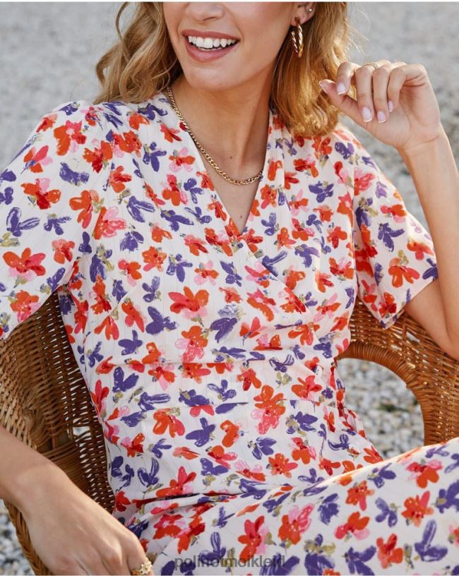 Polin et moi Kleid Crossover Gracia HT8R92 Kleidung roh