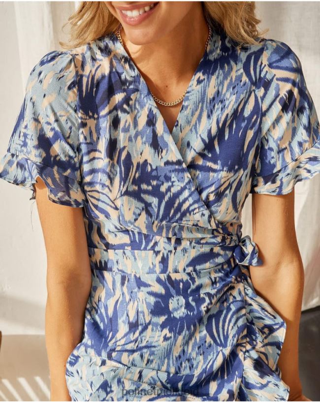 Polin et moi Kleid Crossover Kalila HT8R131 Kleidung atlantisch