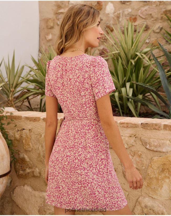 Polin et moi Kleid Crossover Lourdes HT8R58 Kleidung lila