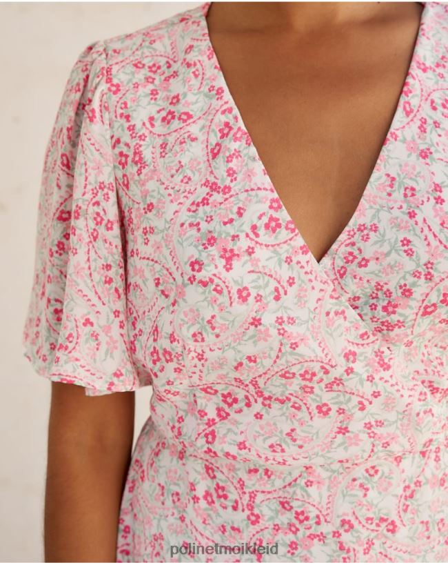 Polin et moi Kleid Crossover Xiomara HT8R8 Kleidung Rose