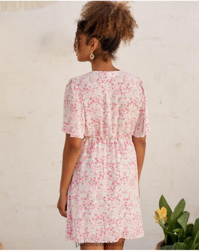 Polin et moi Kleid Crossover Xiomara HT8R8 Kleidung Rose