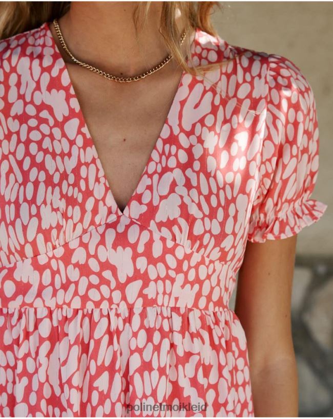 Polin et moi Kleid Motas Jakie HT8R80 Kleidung Lachs