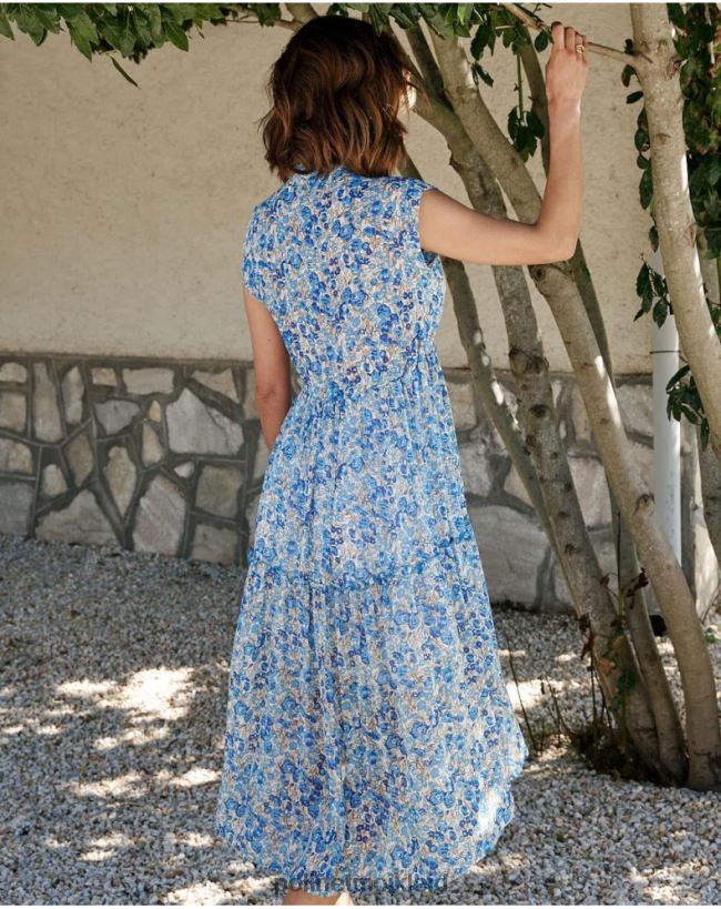 Polin et moi Kleid mit Rüschen, Ellis HT8R66 Kleidung atlantisch