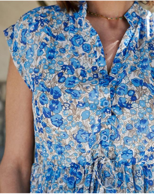 Polin et moi Kleid mit Rüschen, Ellis HT8R66 Kleidung atlantisch