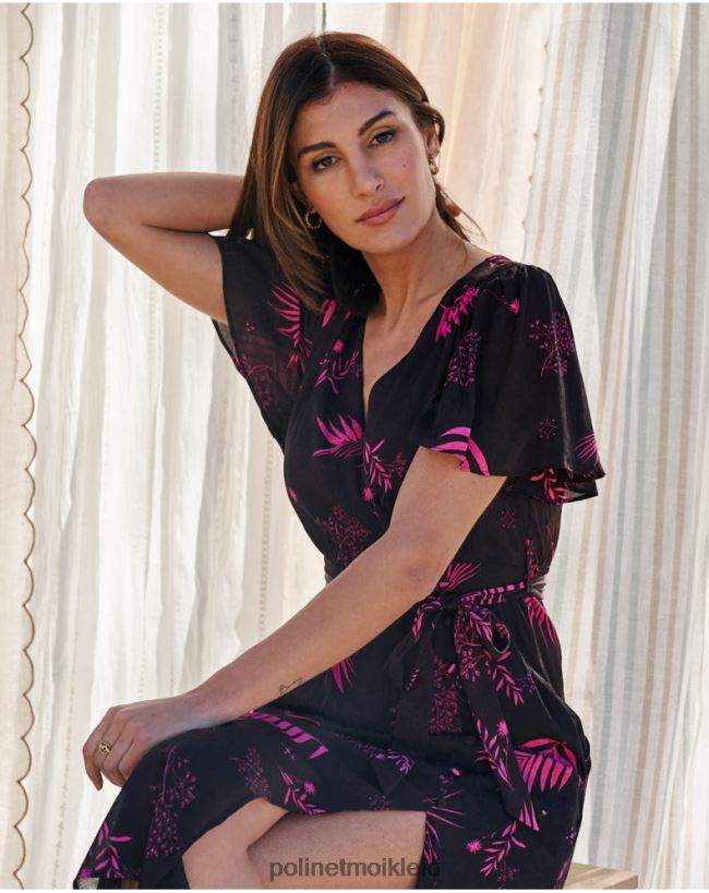 Polin et moi Kleid von Flores Maite HT8R105 Kleidung braun