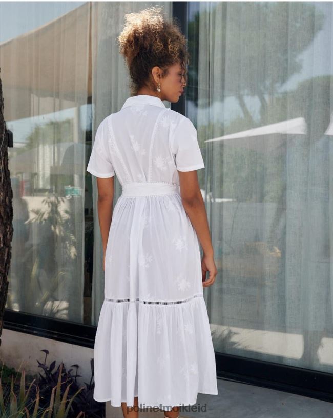 Polin et moi Lynda Hemdkleid HT8R25 Kleidung Weiß