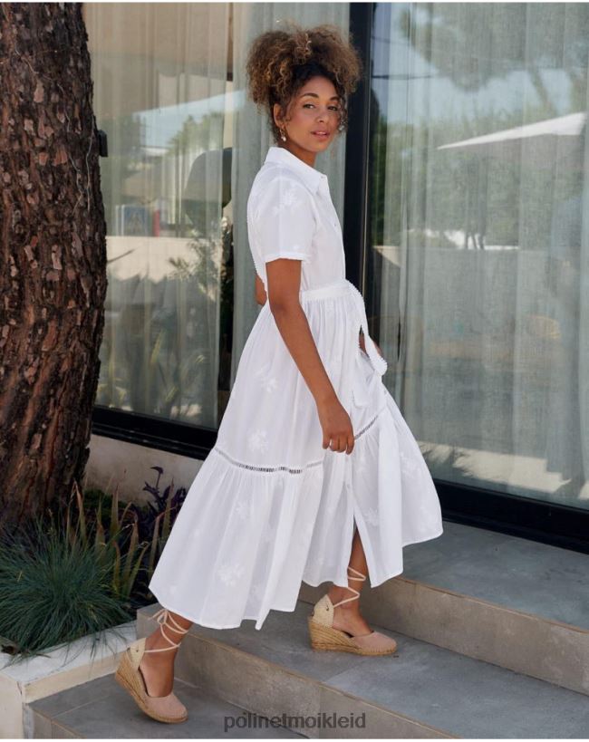 Polin et moi Lynda Hemdkleid HT8R25 Kleidung Weiß