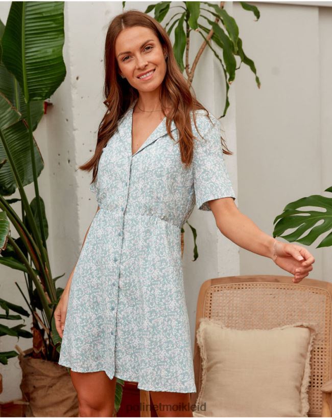 Polin et moi Marie-Reverskleid HT8R142 Kleidung Eukalyptus