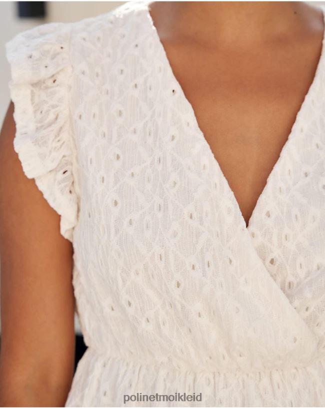 Polin et moi Mina durchbrochenes Kleid HT8R37 Kleidung roh