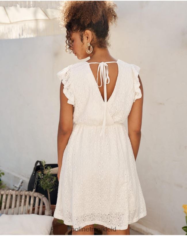 Polin et moi Mina durchbrochenes Kleid HT8R37 Kleidung roh