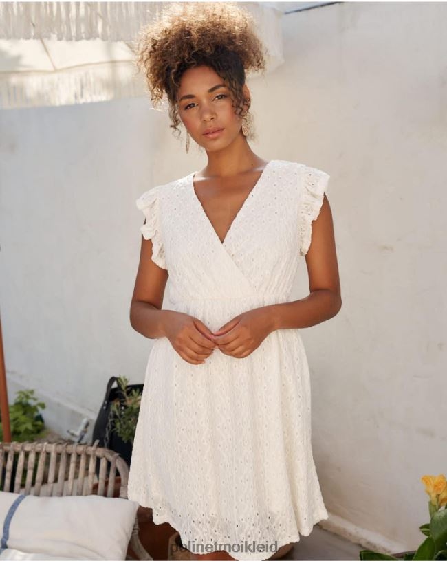 Polin et moi Mina durchbrochenes Kleid HT8R37 Kleidung roh