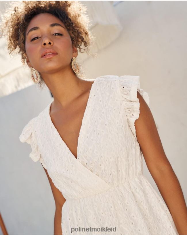 Polin et moi Mina durchbrochenes Kleid HT8R37 Kleidung roh