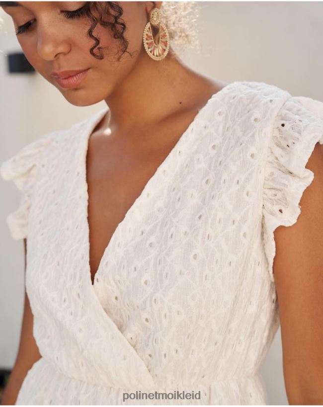 Polin et moi Mina durchbrochenes Kleid HT8R37 Kleidung roh