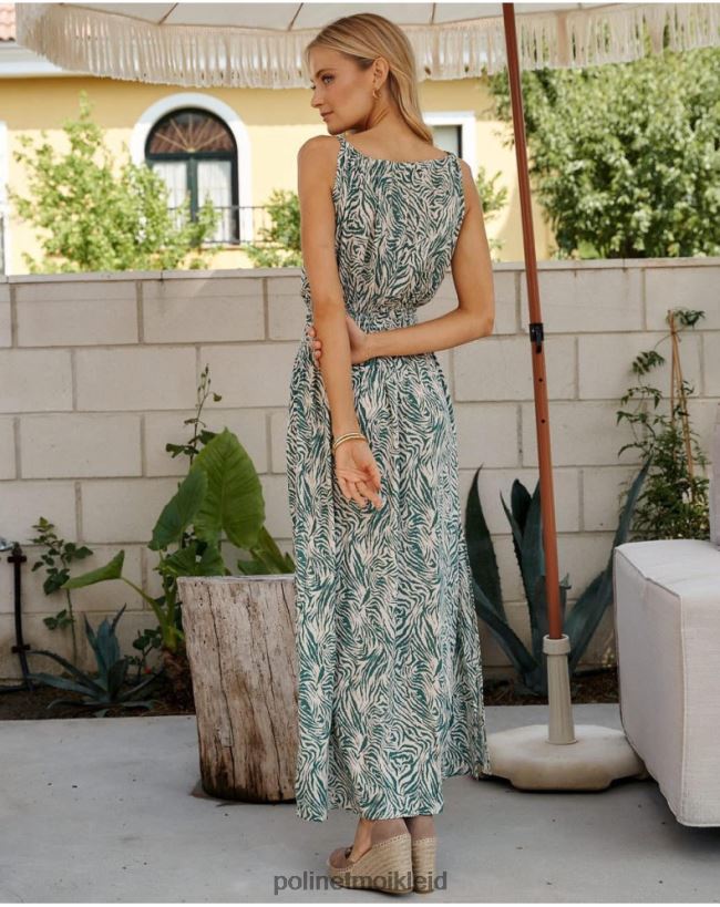 Polin et moi Neckholder-Aila-Kleid HT8R64 Kleidung wassergrün