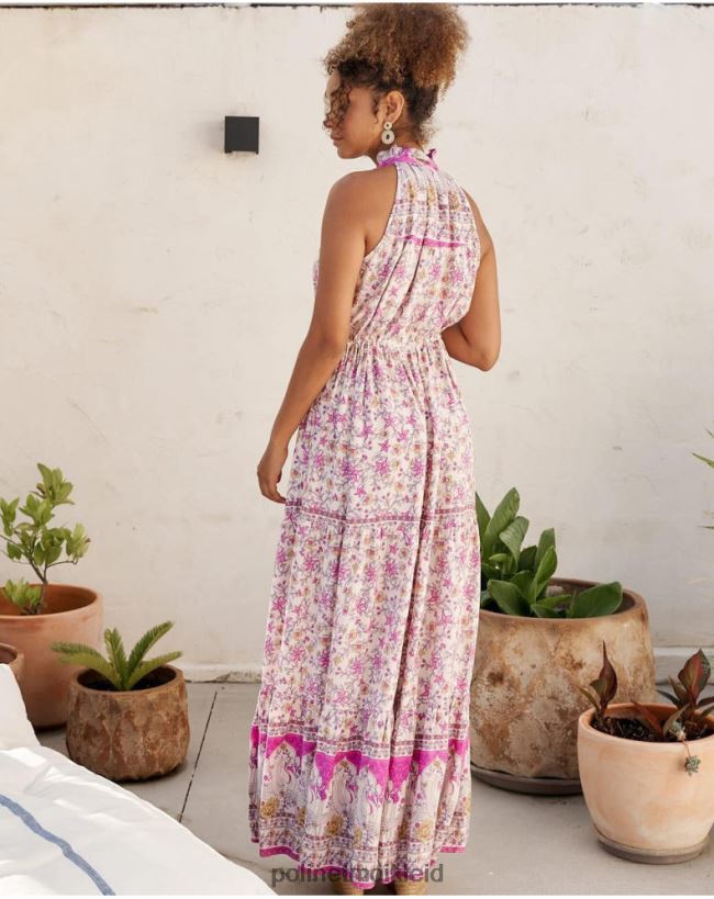 Polin et moi Neckholder-Vera-Kleid HT8R19 Kleidung Rose