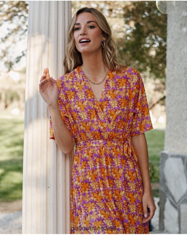 Polin et moi Rosela fließendes Kleid HT8R108 Kleidung Mango