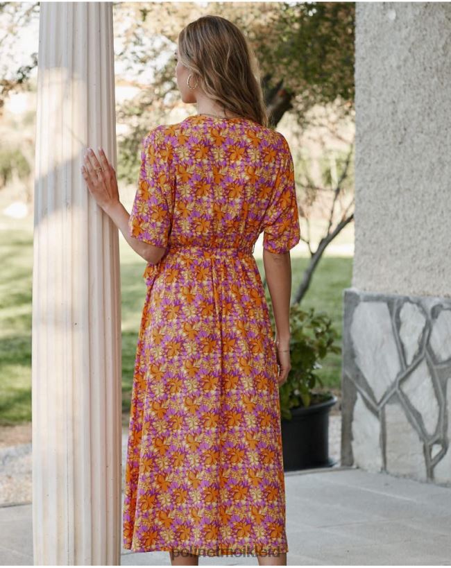 Polin et moi Rosela fließendes Kleid HT8R108 Kleidung Mango