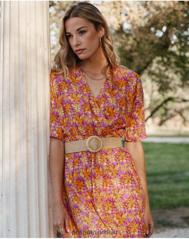 Polin et moi Rosela fließendes Kleid HT8R108 Kleidung Mango