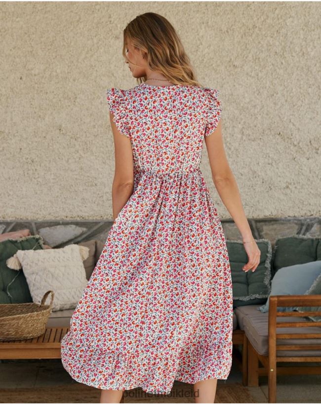 Polin et moi asymmetrisches Kleid Bessie HT8R117 Kleidung roh