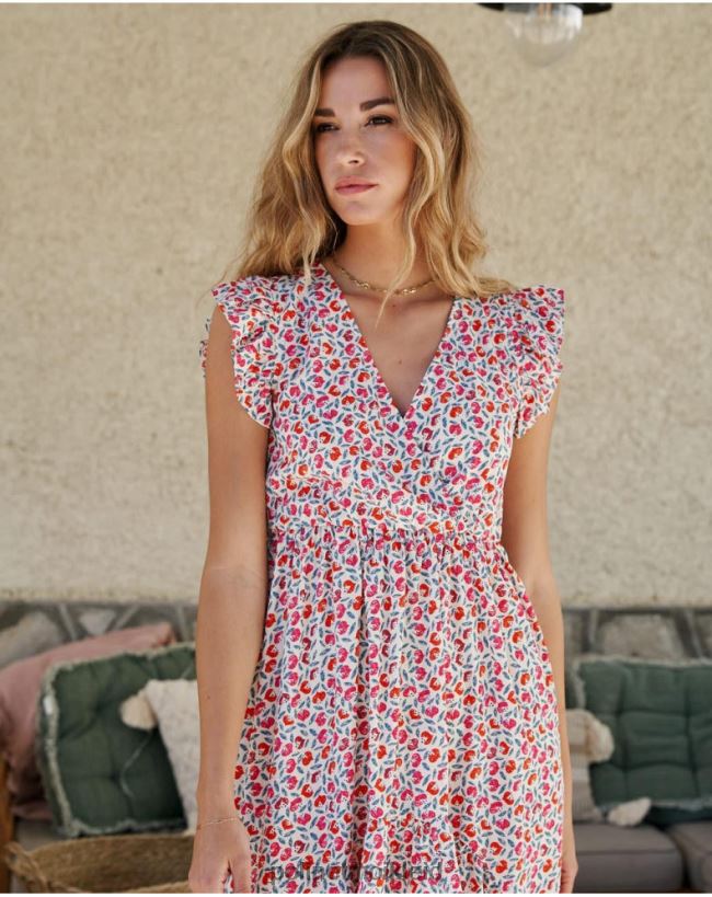 Polin et moi asymmetrisches Kleid Bessie HT8R117 Kleidung roh