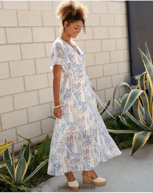 Polin et moi claud langes kleid HT8R18 Kleidung Denim