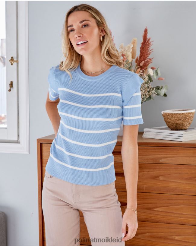 Polin et moi Pullover Elga Point HT8R347 Kleidung himmlisch