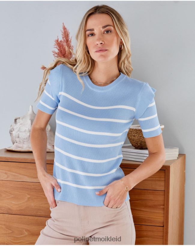 Polin et moi Pullover Elga Point HT8R347 Kleidung himmlisch