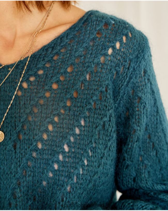 Polin et moi Pullover Hilaria Entwürfe HT8R356 Kleidung grüner Wald