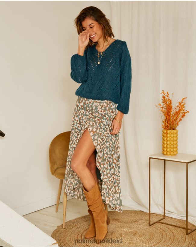 Polin et moi Pullover Hilaria Entwürfe HT8R356 Kleidung grüner Wald