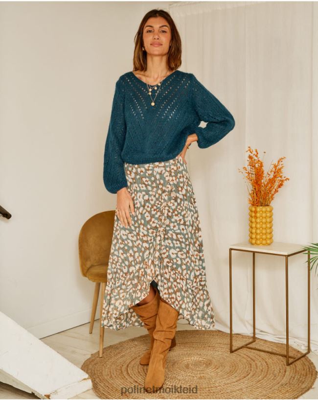 Polin et moi Pullover Hilaria Entwürfe HT8R356 Kleidung grüner Wald