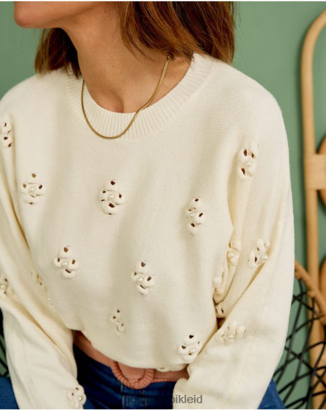 Polin et moi Pullover Tita Perlen HT8R348 Kleidung roh