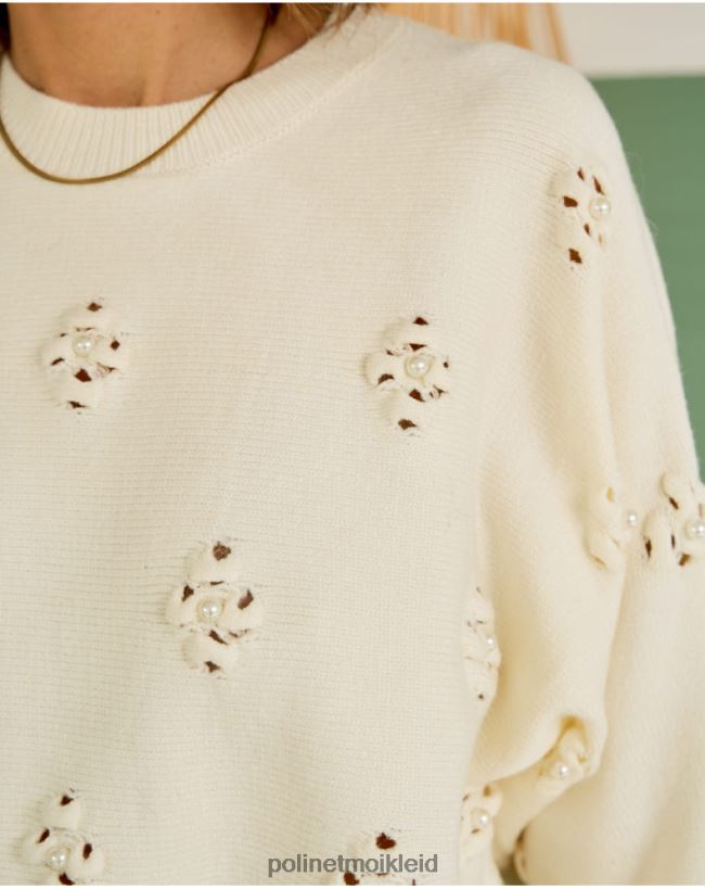 Polin et moi Pullover Tita Perlen HT8R348 Kleidung roh